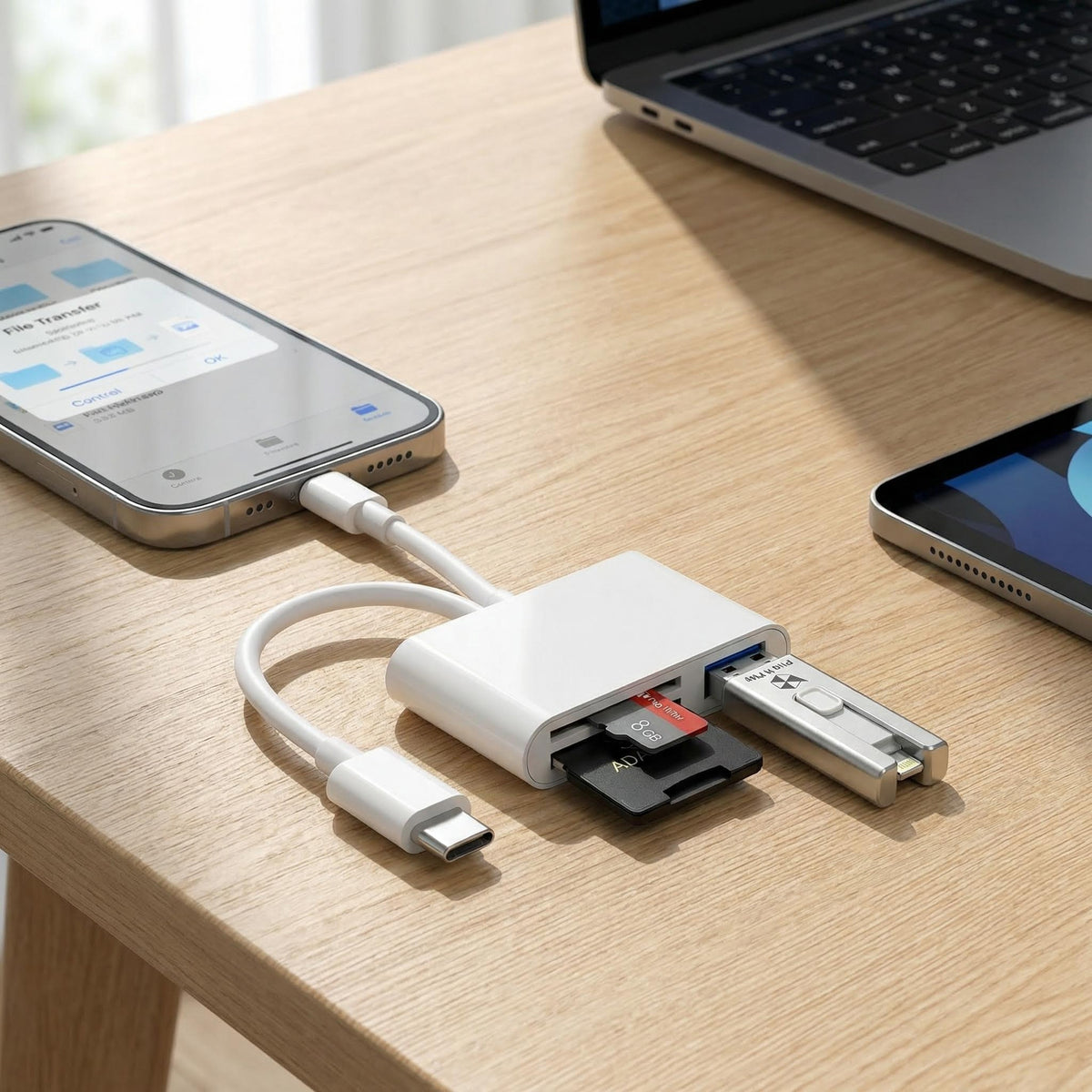 Lecteur De Cartes Multi Pour Téléphone Et PC