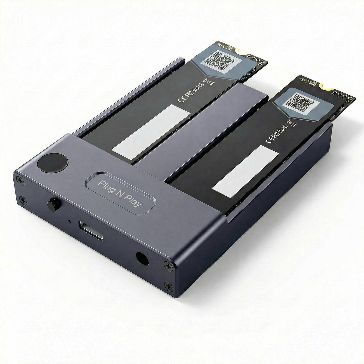 Boîtier Double Baie NVMe