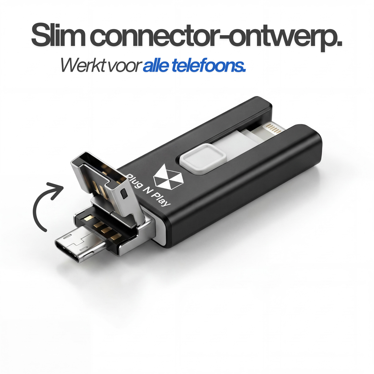 Snapstick Pod SnapStick Clé USB 4-en-1 pour Téléphone – Plug N Play