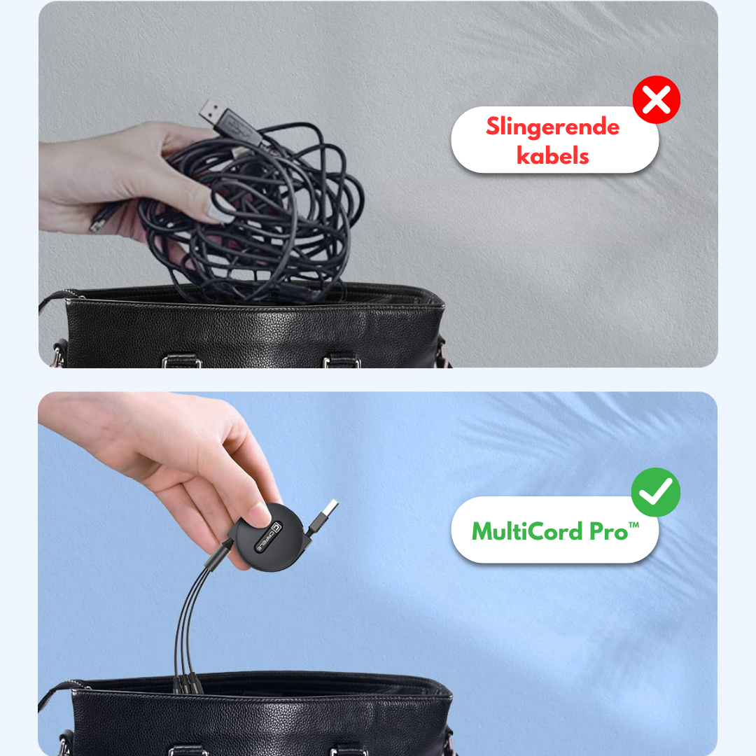 MultiCord Pro™ Retractable Fast Charger