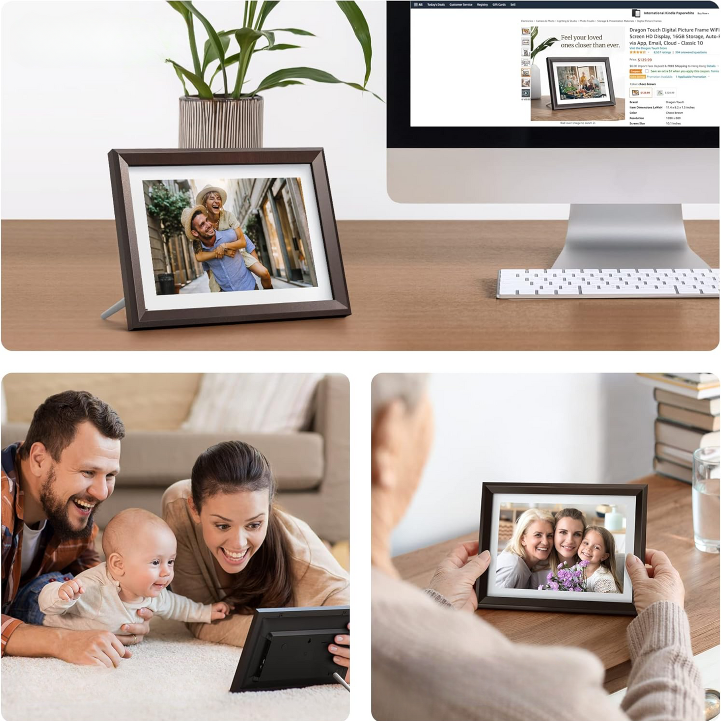 SnapView™ — digitaal fotolijstje