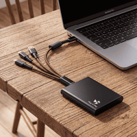 Compacte 4-in-1 USB-C Connector