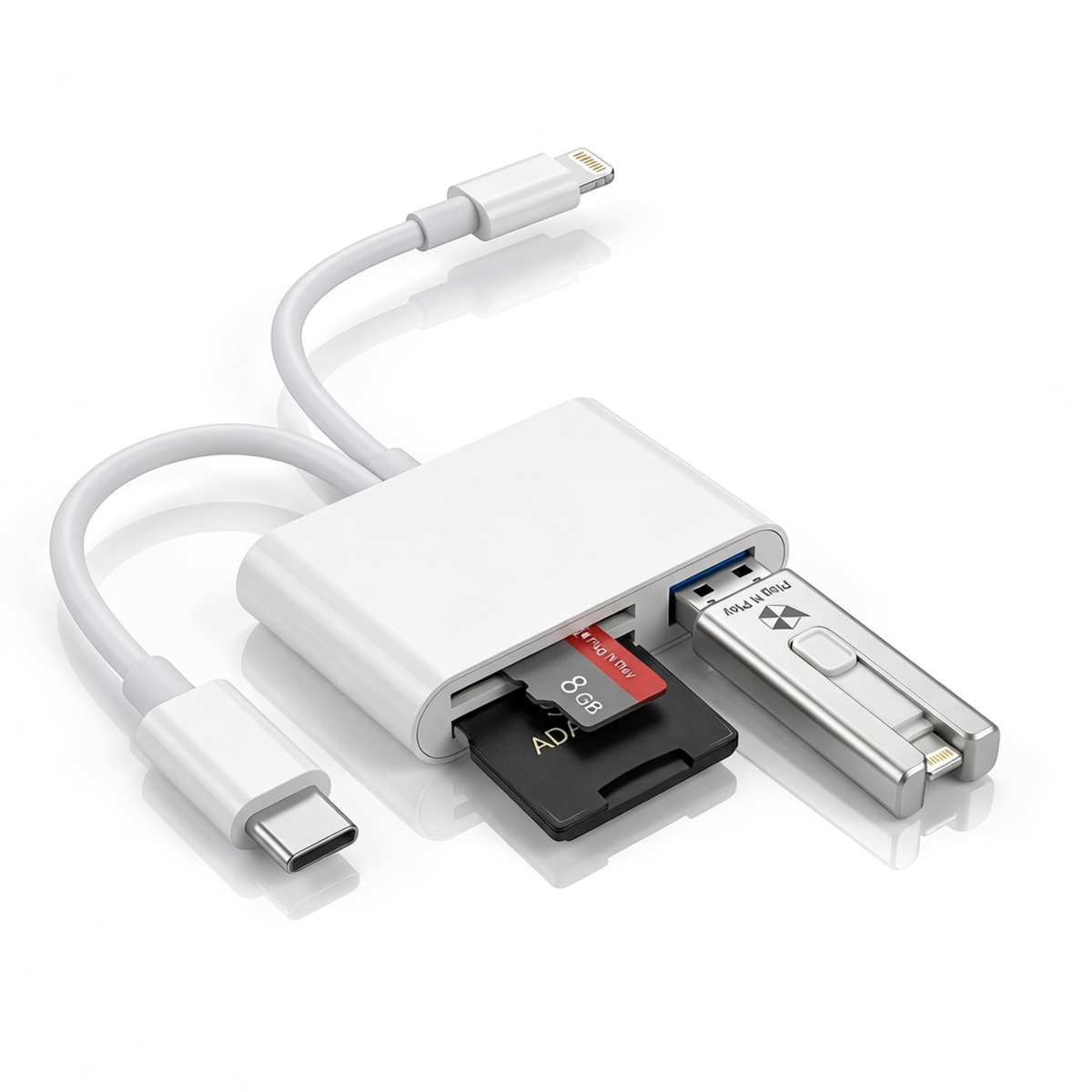 Lecteur De Cartes Multi Pour Téléphone Et PC